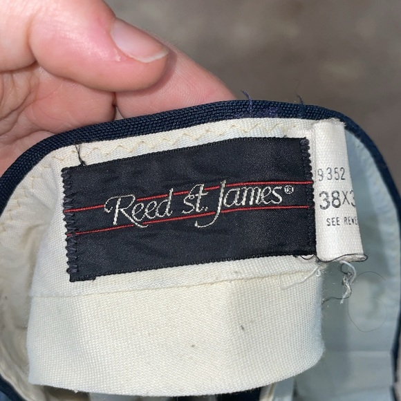 Reed st James black dress pants size 38X30 men’s work pants - Picture 3 of 4